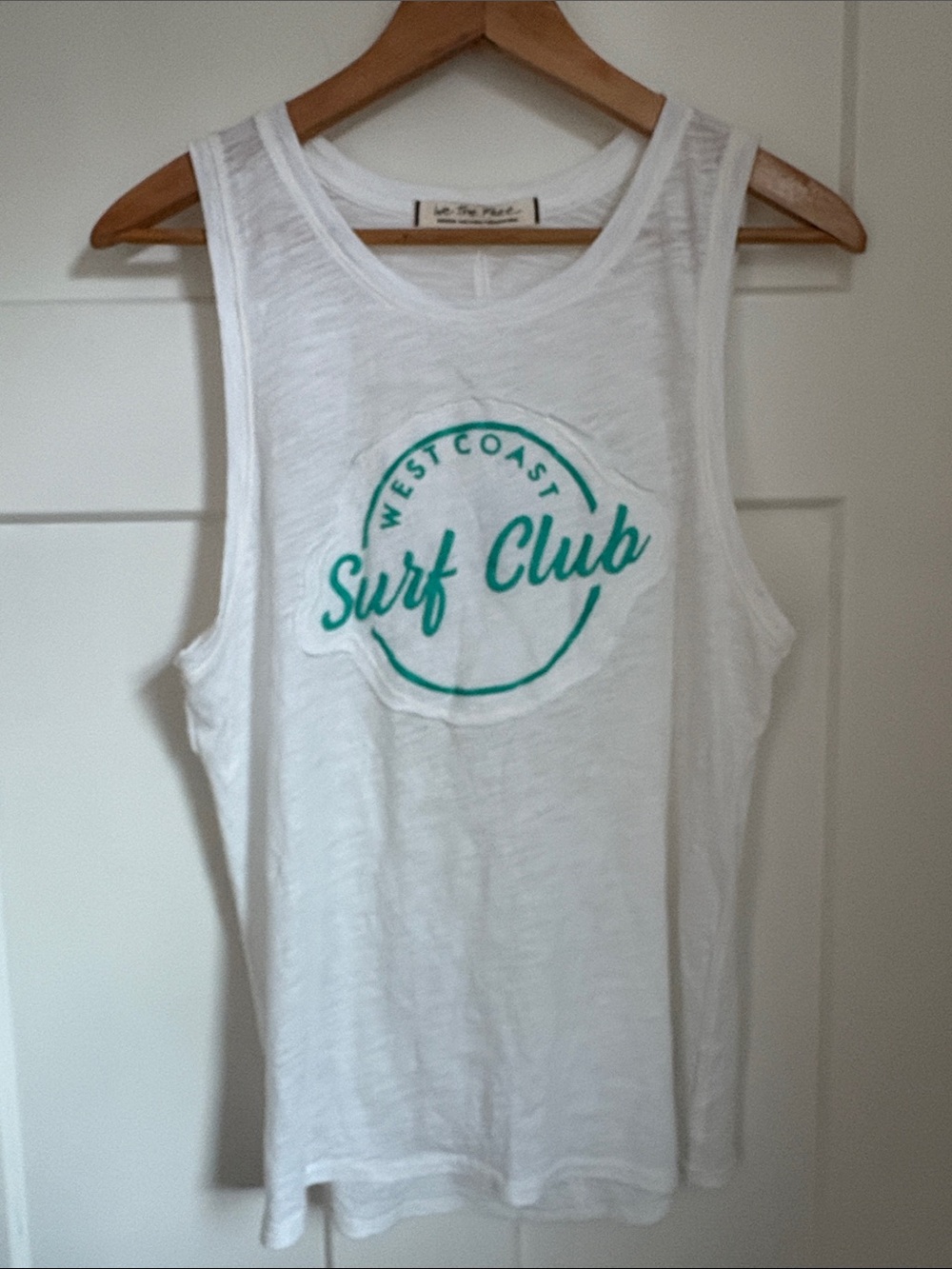 Free people  "Surf Club" Graphic Tank Top